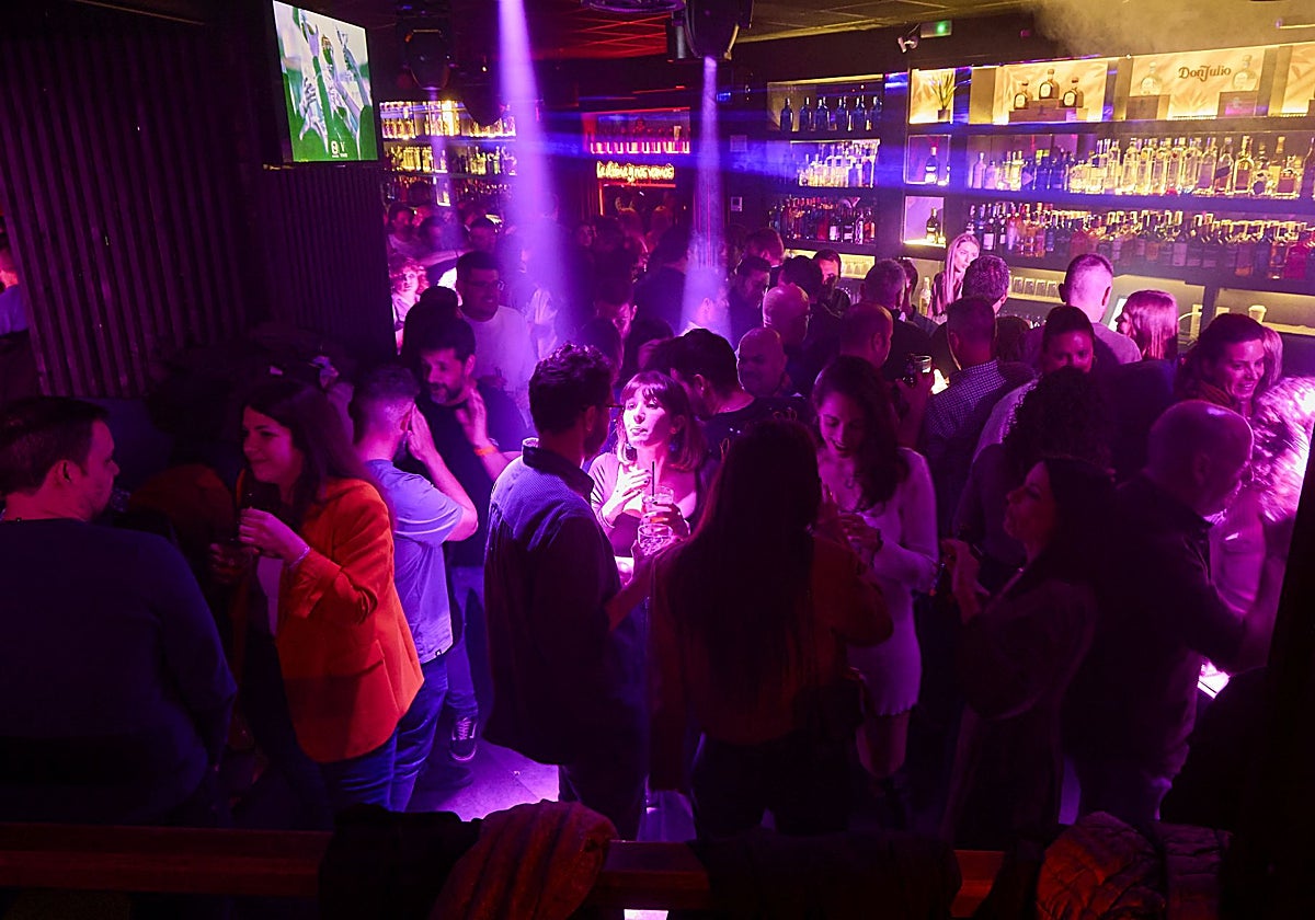 Interior de una discoteca valenciana.