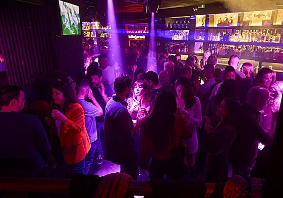 Interior de una discoteca valenciana.