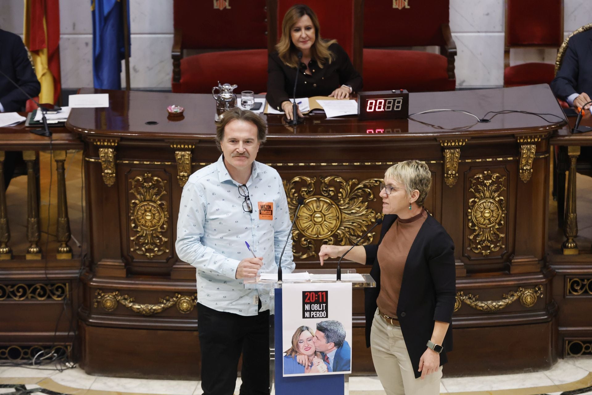Fotos del Pleno del Ayuntamiento de Valencia, celebrado este martes