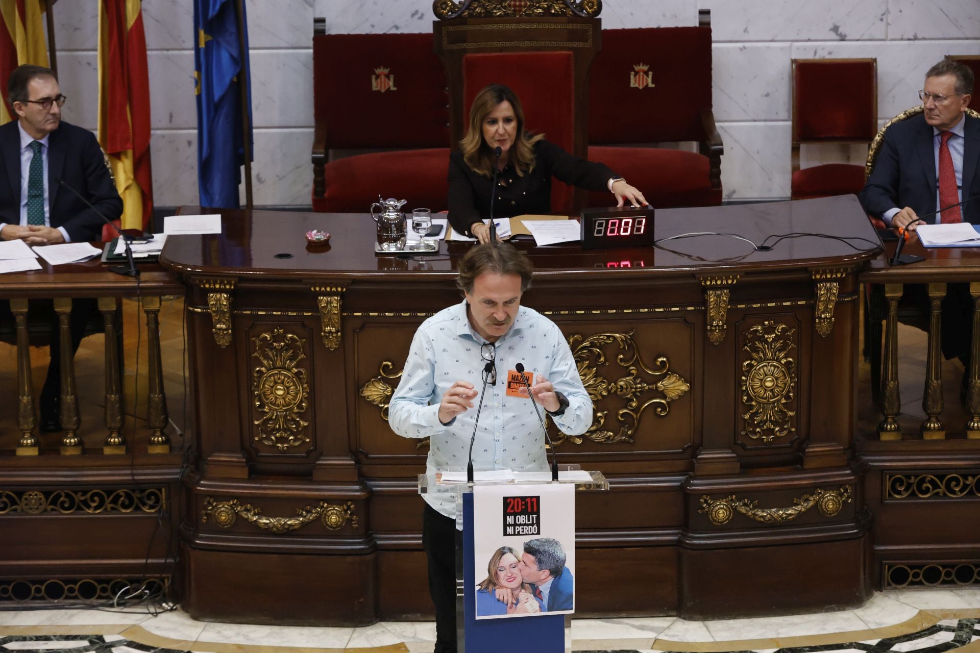 Fotos del Pleno del Ayuntamiento de Valencia, celebrado este martes