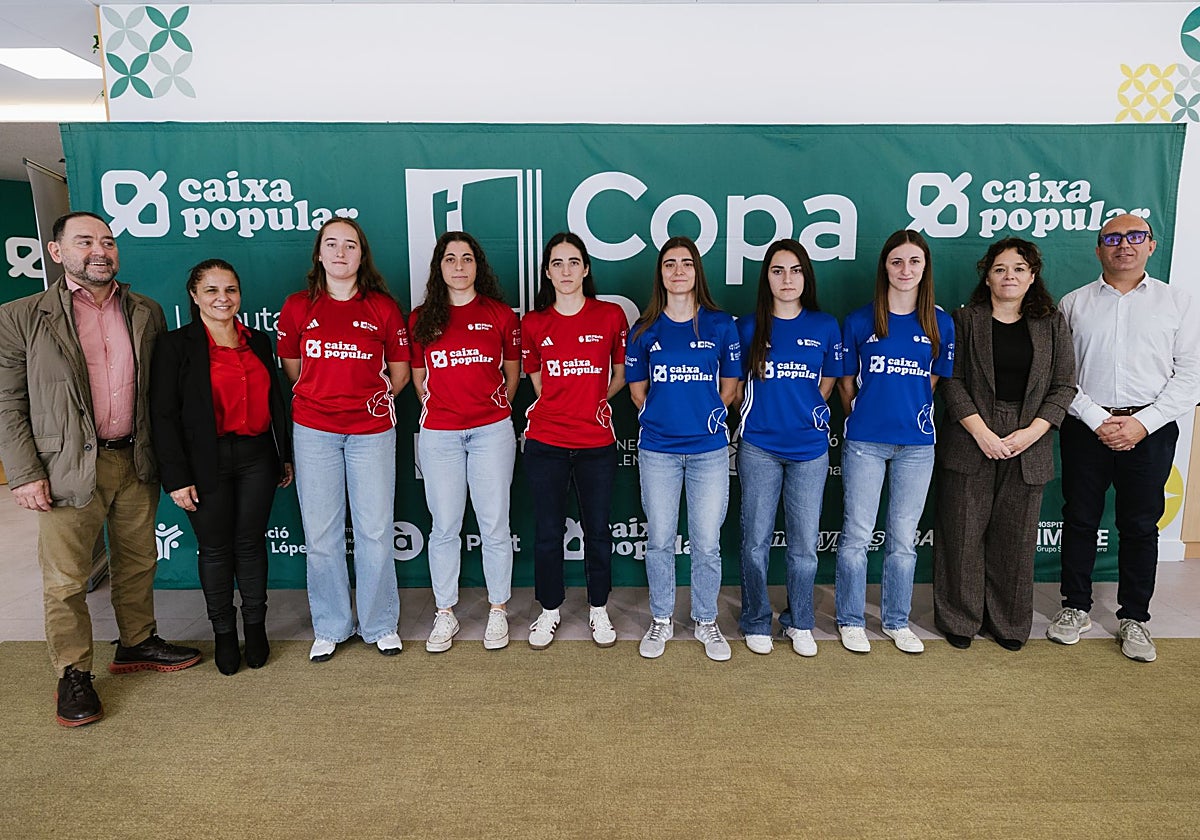 Presentación de la final Caixa Popular de raspall femenino Pro