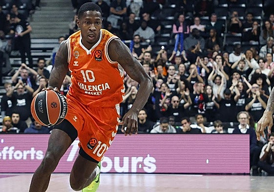 Omari Moore, con el Valencia Basket.