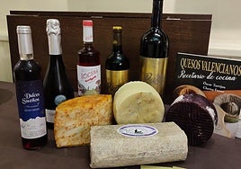 Vinos de Santa Catalina del Mañán y quesos de Formatgers CV.