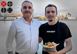 Juan Torres, chef gastronómico de El Alto, y Pablo Pascual, jefe de cocina de Front.