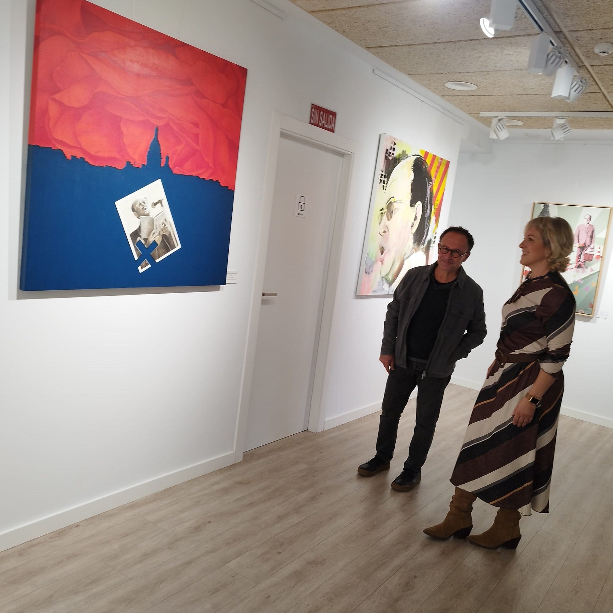 La muestra que se puede ver en el Ayuntamiento de Moixent.