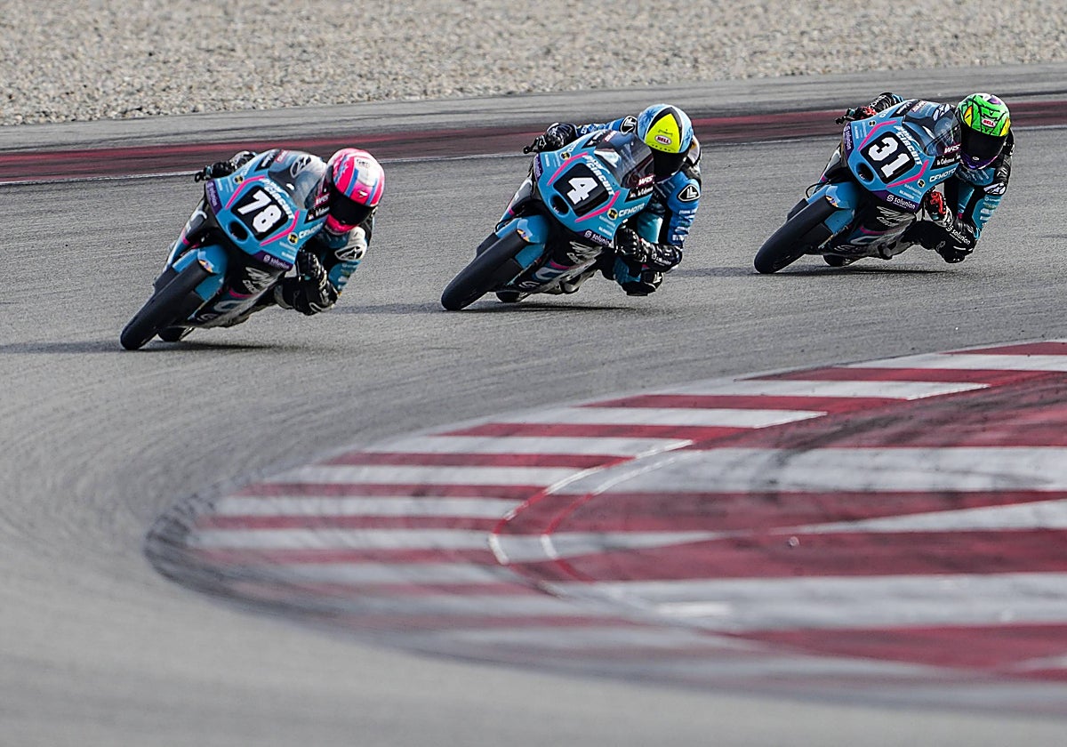 Aspar Team circuito Ricardo Tormo.