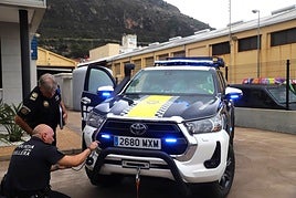 Agentes de la Policía Local de Cullera.