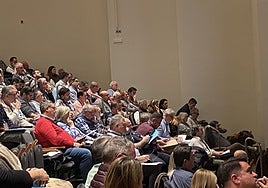 Asistentes a la sesión del congreso celebrada este jueves.