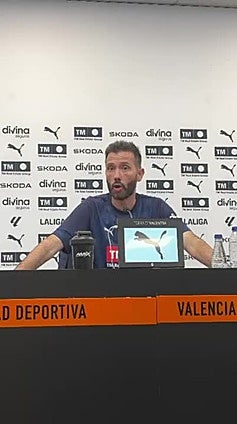 Corberán analiza el derbi entre Valencia y Levante