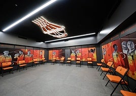 Vestuario del Roig Arena.