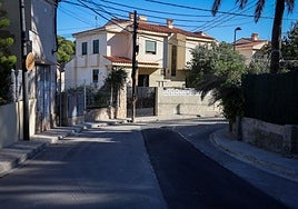 La calle Santa Rosa de Lima, tras las obras.