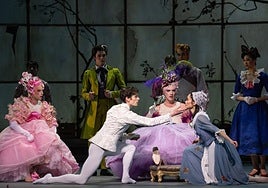 Una escena de 'La cenicienta'.