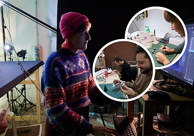 Personal de Pangur realizando sus trabajos.