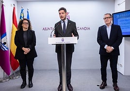 El alcalde José Manuel Prieto, en la presentación de las cuentas.