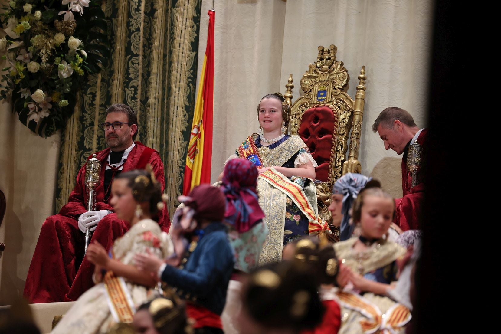 Así ha sido la visita de la fallera mayor infantil de Valencia a Burriana