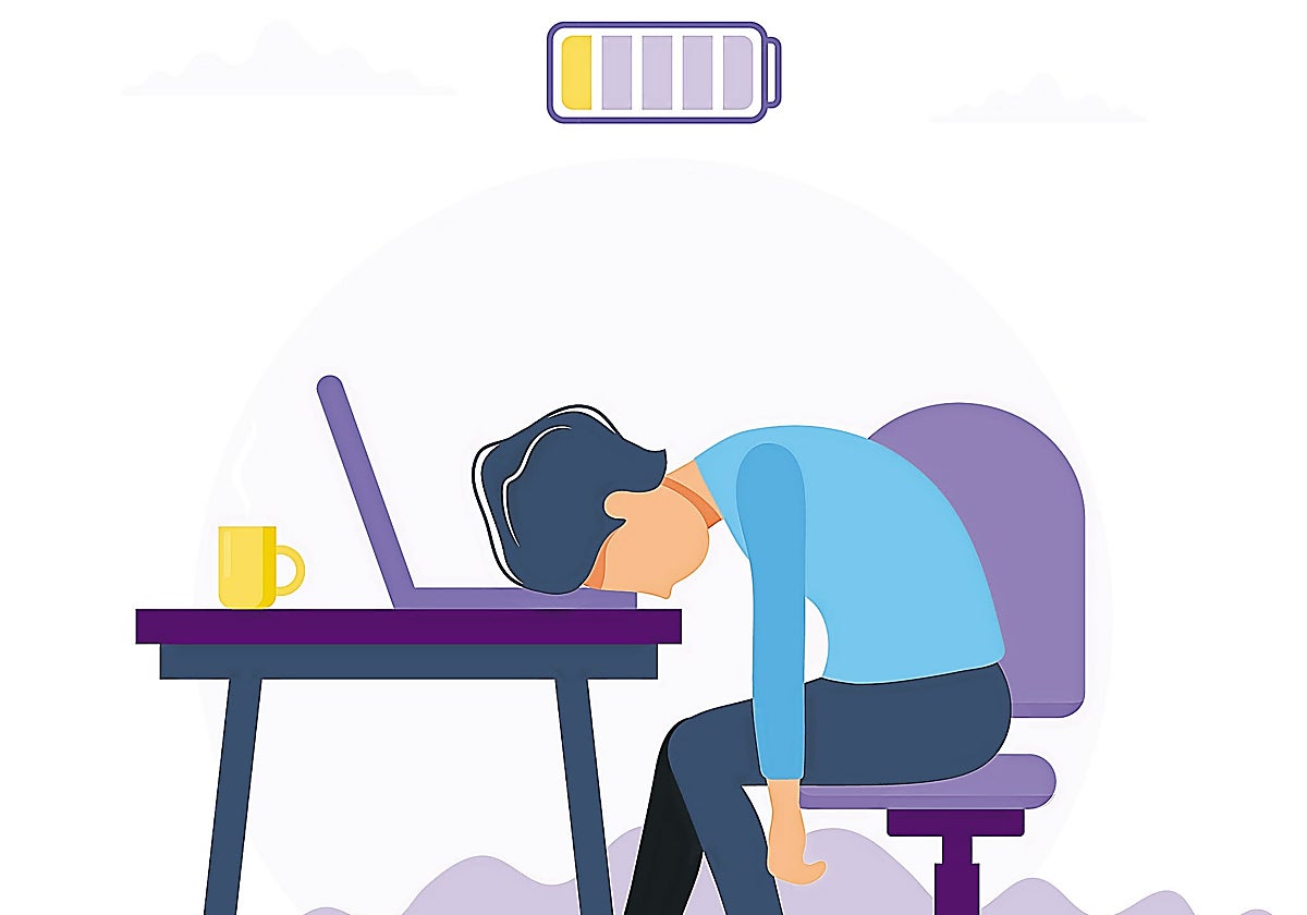 Imagen de archivo 'burnout'.