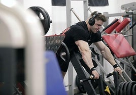 Joan Pradells entrenando