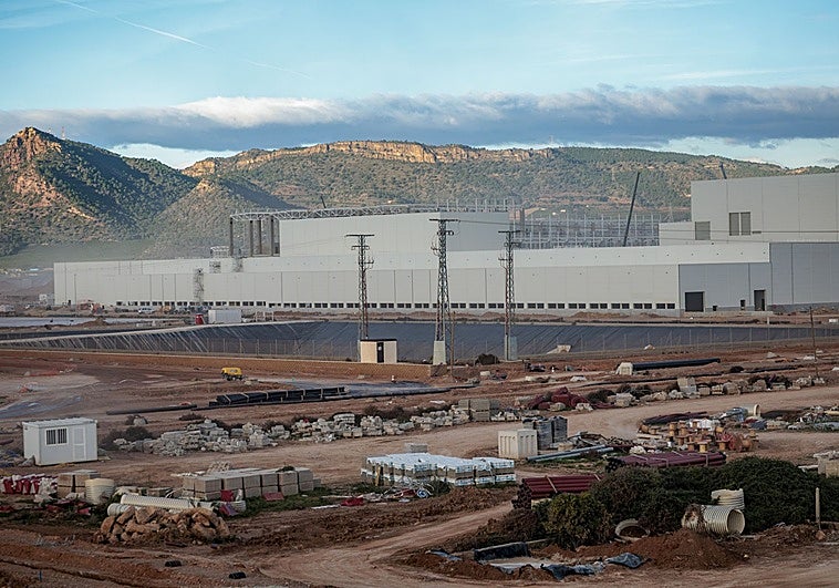 Obras de PowerCo en Sagunt, el 24 de noviembre de 2025.