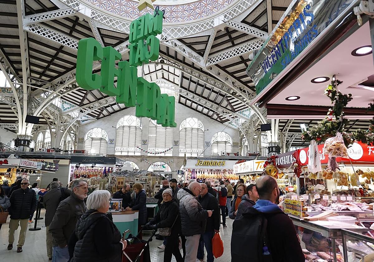 El Mercado Central de Valencia en una imagen de archivo.