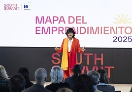 La presidenta del South Summit, María Benjumea, en el evento de este año.