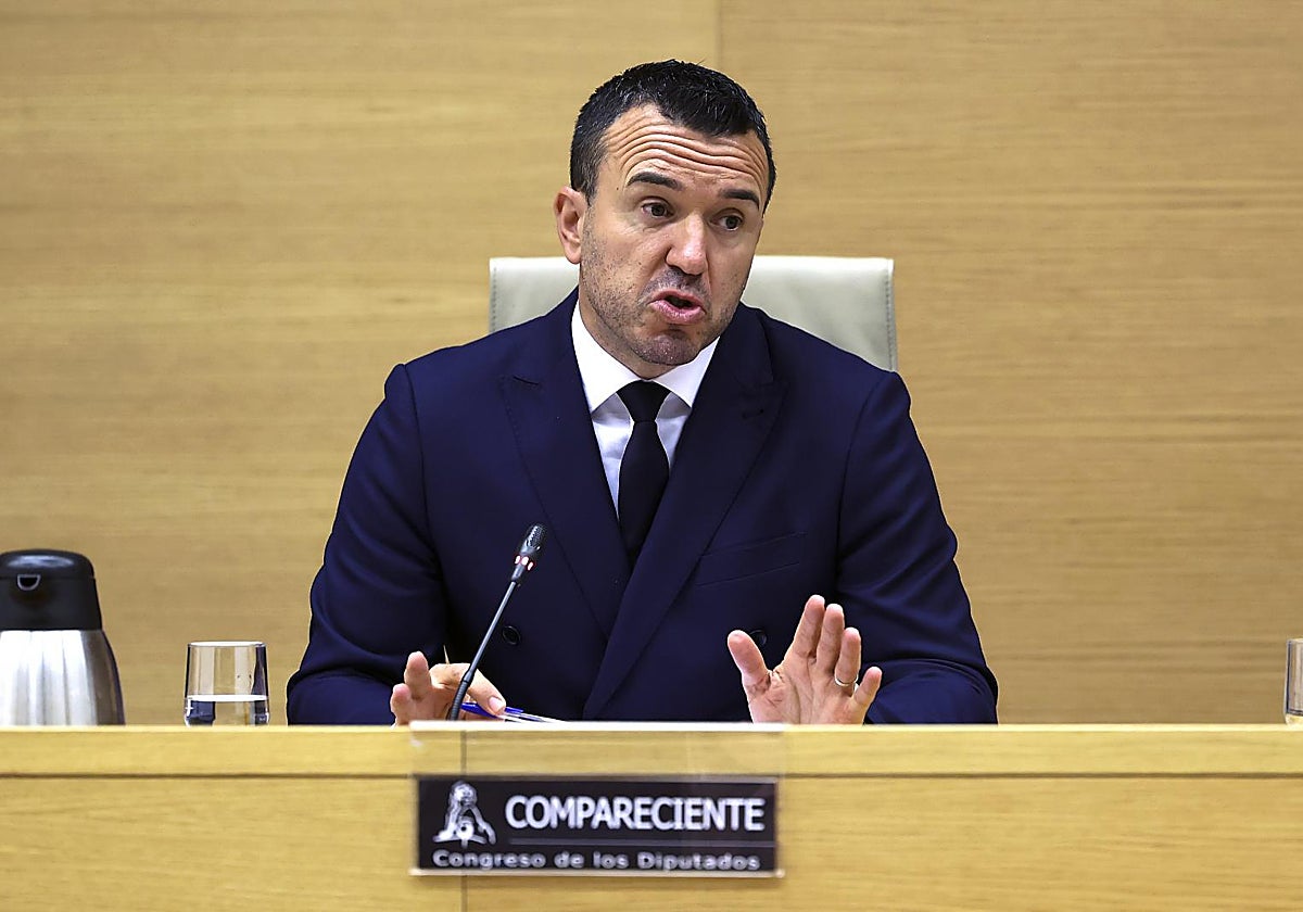 Vicent Mompó, en el Congreso.