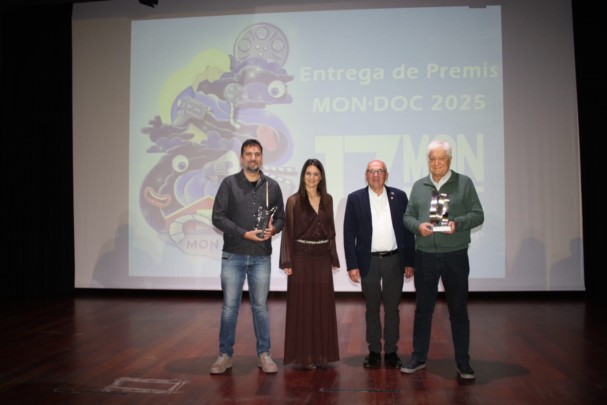 Ganadores de la Mostra Internacional de Cine Documental de Montaverner en su 17 edición.
