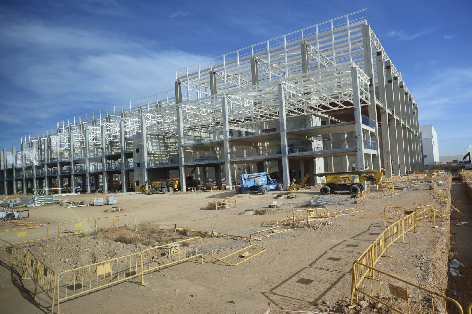 Así avanzan las obras de la gigafactoría de PowerCo en Sagunto