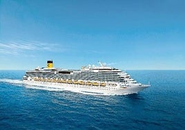 Una embarcación de Costa Cruceros, con capacidad para 3.780 personas.