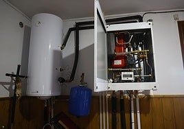 Sala de calderas de una comunidad, en imagen de archivo.