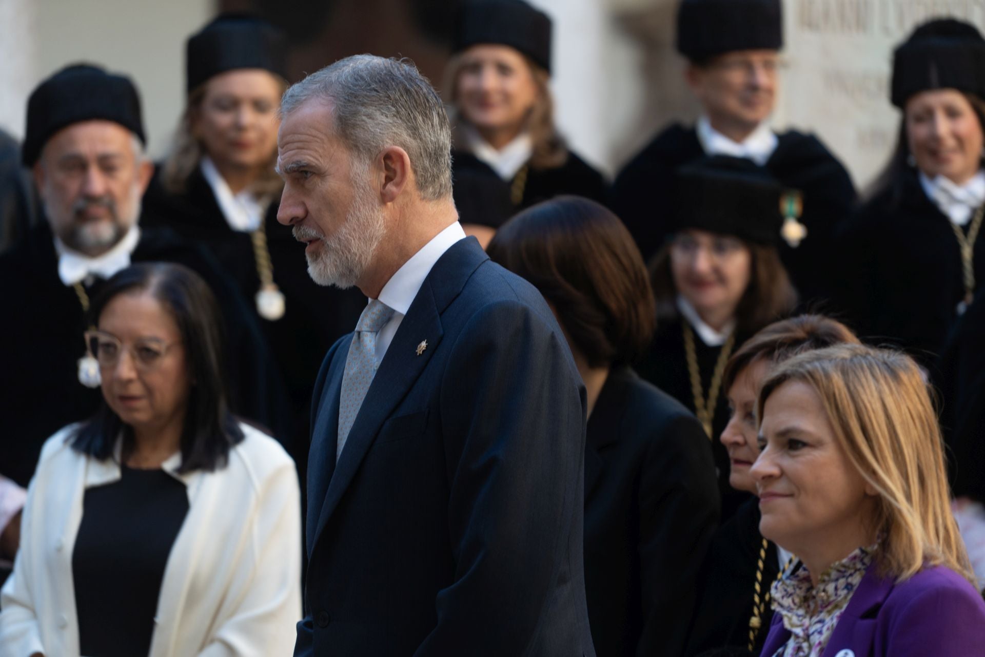 El Rey preside en Valencia el acto de apertura del curso universitario
