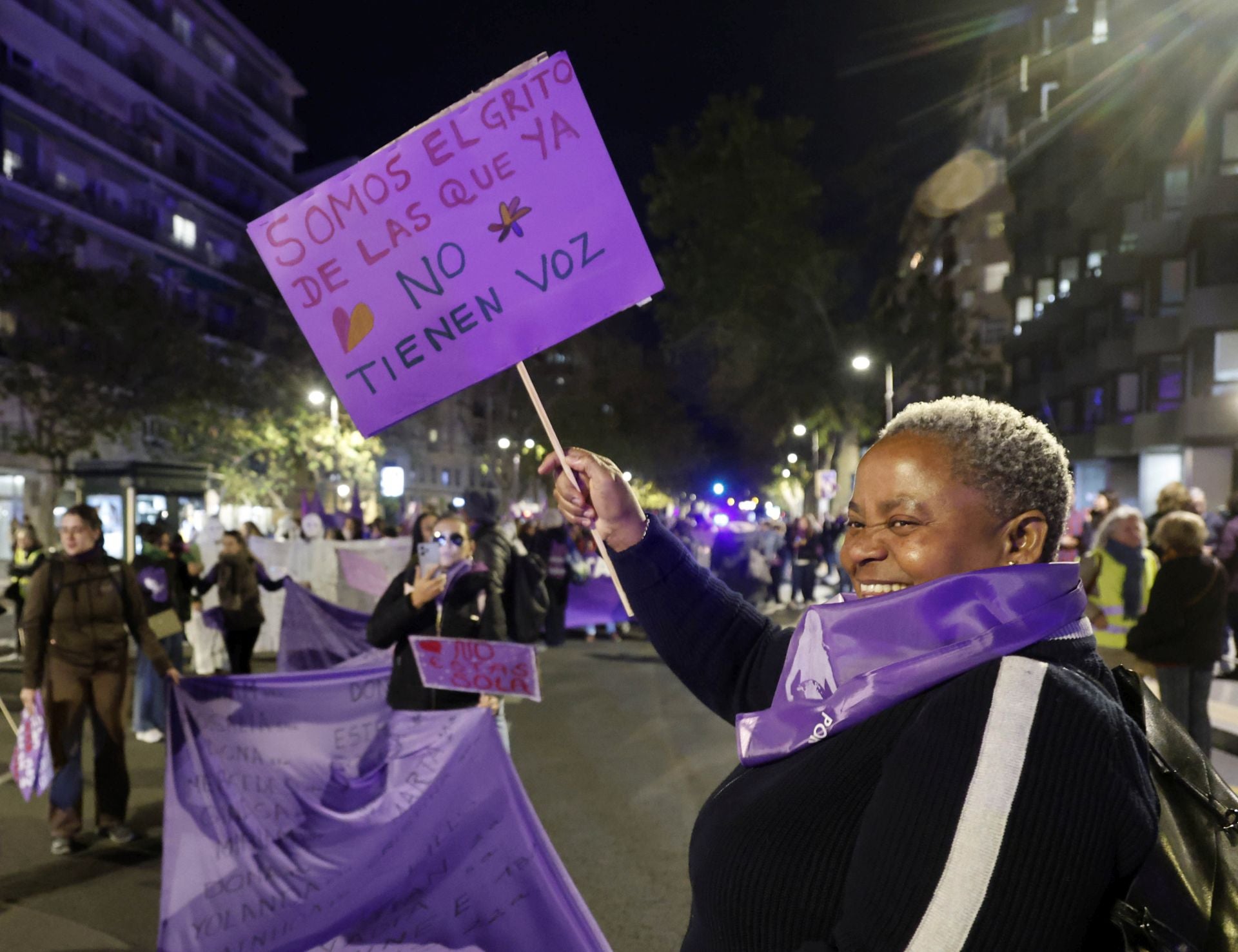 FOTOS | Manifestación por el 25N en Valencia
