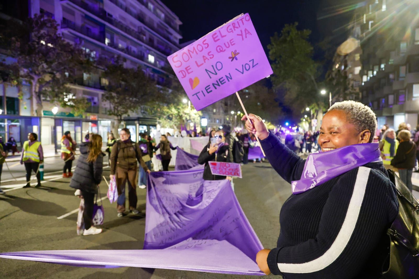 FOTOS | Manifestación por el 25N en Valencia