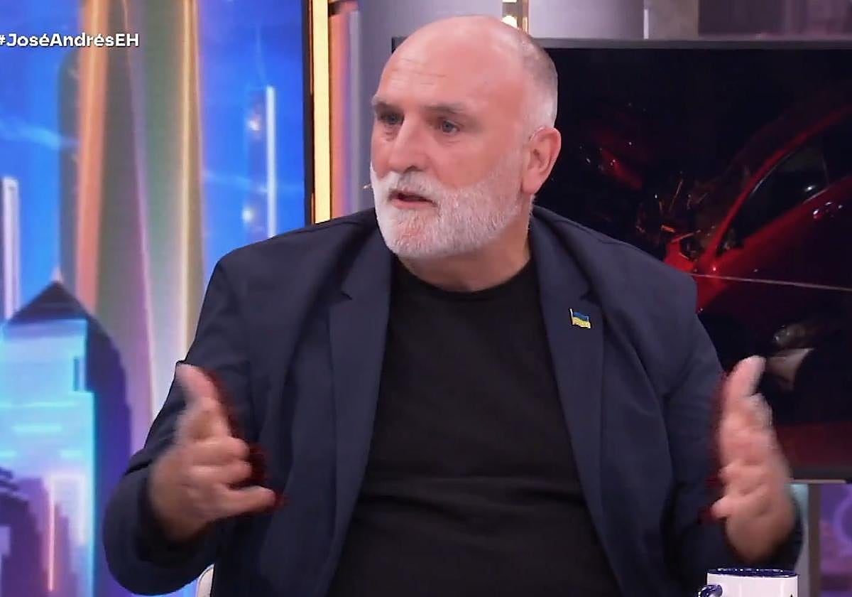 El chef José Andrés en 'El Hormiguero', este lunes.