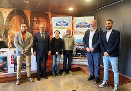 Los encargados de la presentación del XV Rallye Ciudad de Valencia