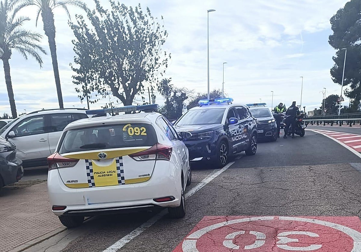Lugar en el que se produjo el atropello mortal del anciano en Algemesí.