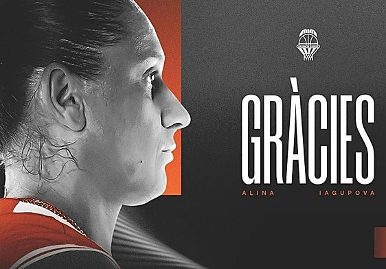 Anuncio de la salida de Iagupova.