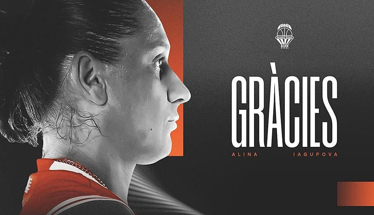 Anuncio de la salida de Iagupova.