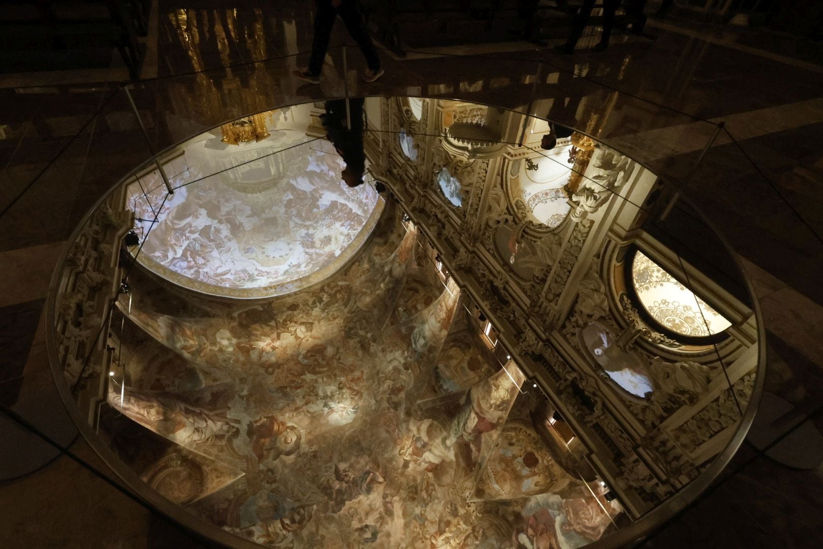 Fotos de la presentación de la restauración pictórica y arquitectónica de la iglesia de los Santos Juanes