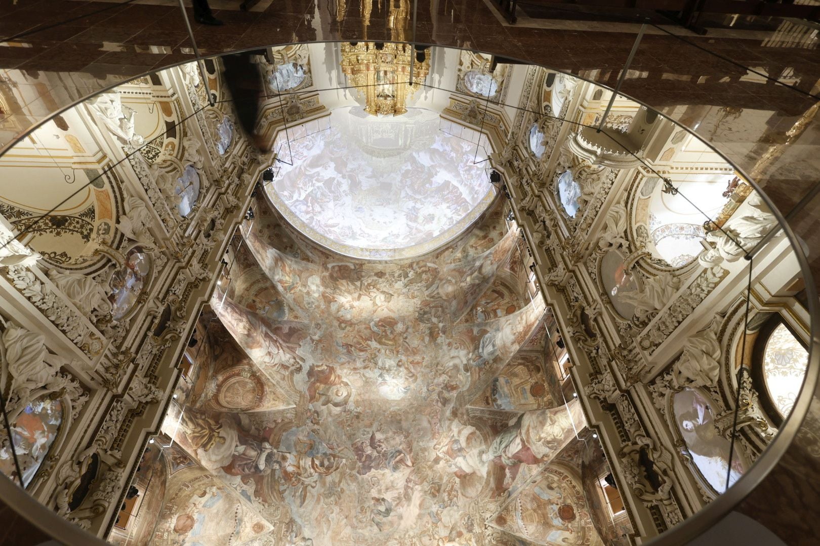 Fotos de la presentación de la restauración pictórica y arquitectónica de la iglesia de los Santos Juanes