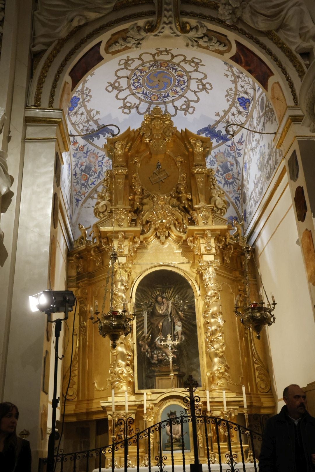 Fotos de la presentación de la restauración pictórica y arquitectónica de la iglesia de los Santos Juanes
