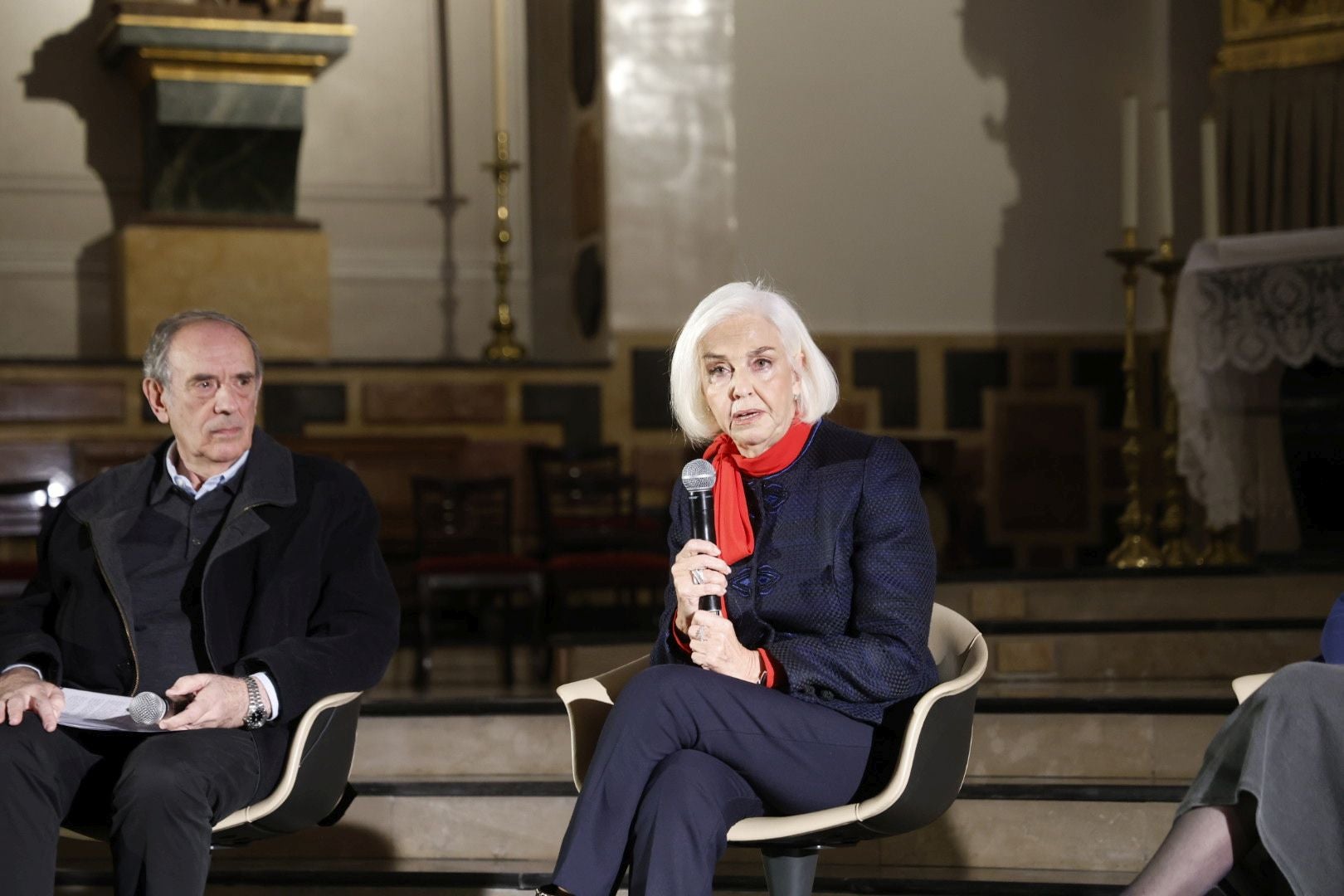 Fotos de la presentación de la restauración pictórica y arquitectónica de la iglesia de los Santos Juanes