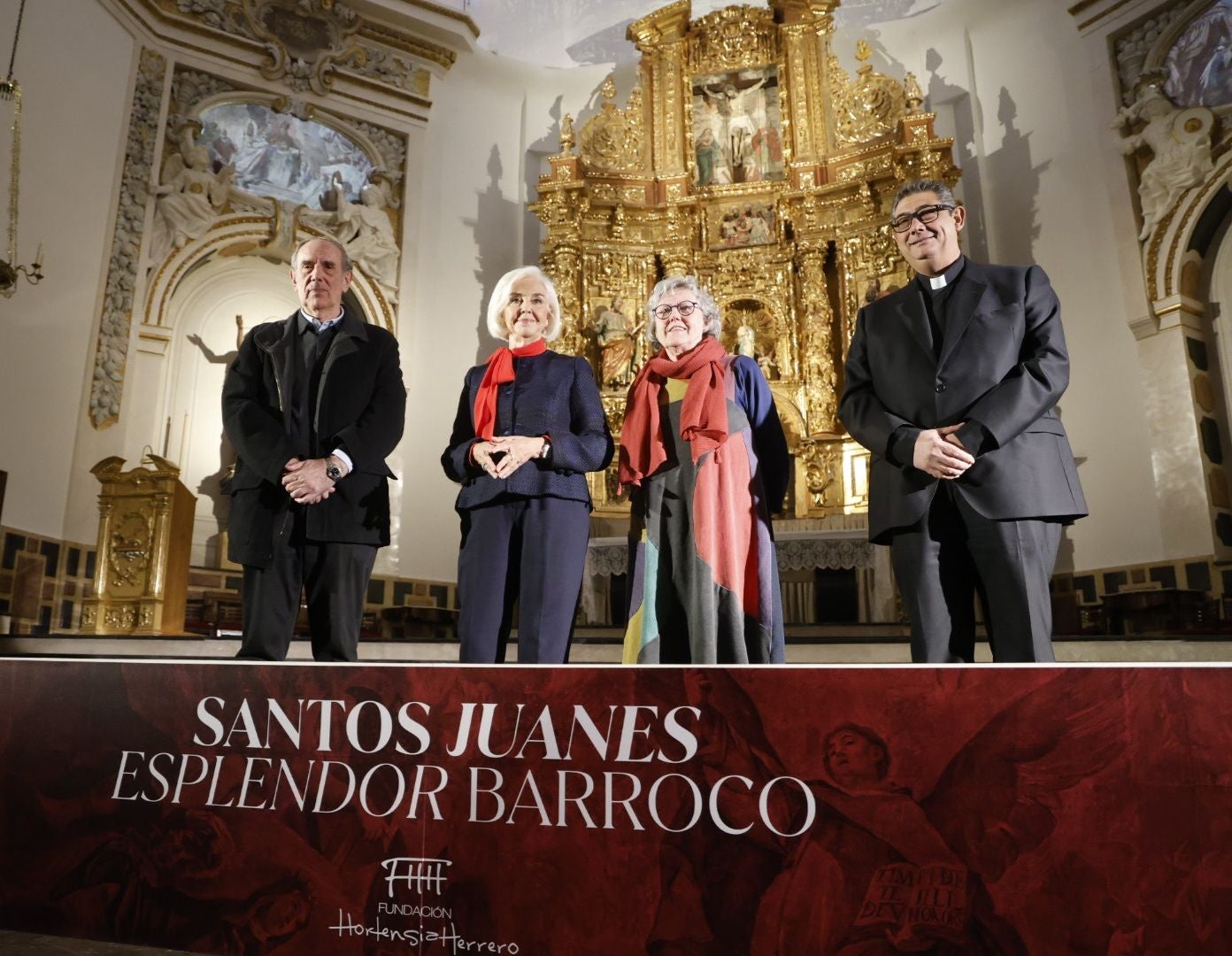 Fotos de la presentación de la restauración pictórica y arquitectónica de la iglesia de los Santos Juanes