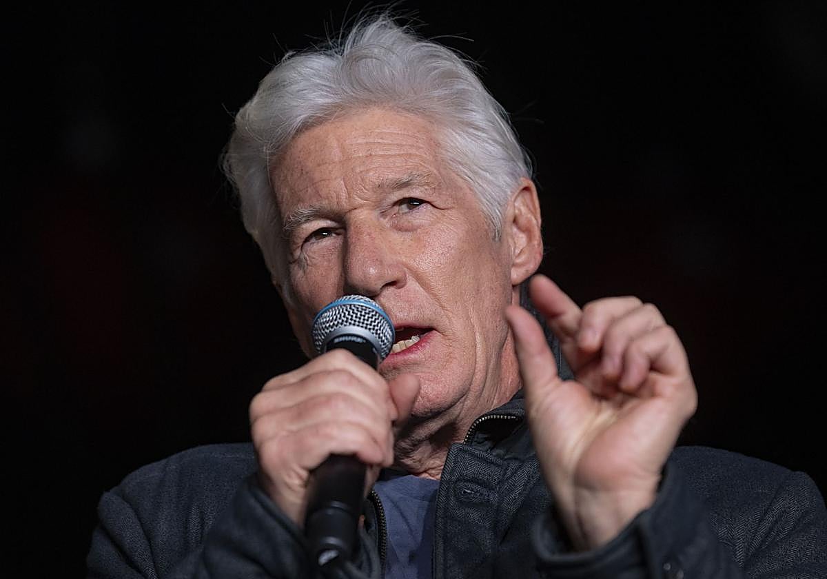 Richard Gere, este viernes en Murcia.