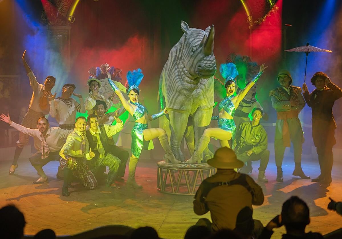 Uno de los momentos del espectáculo.