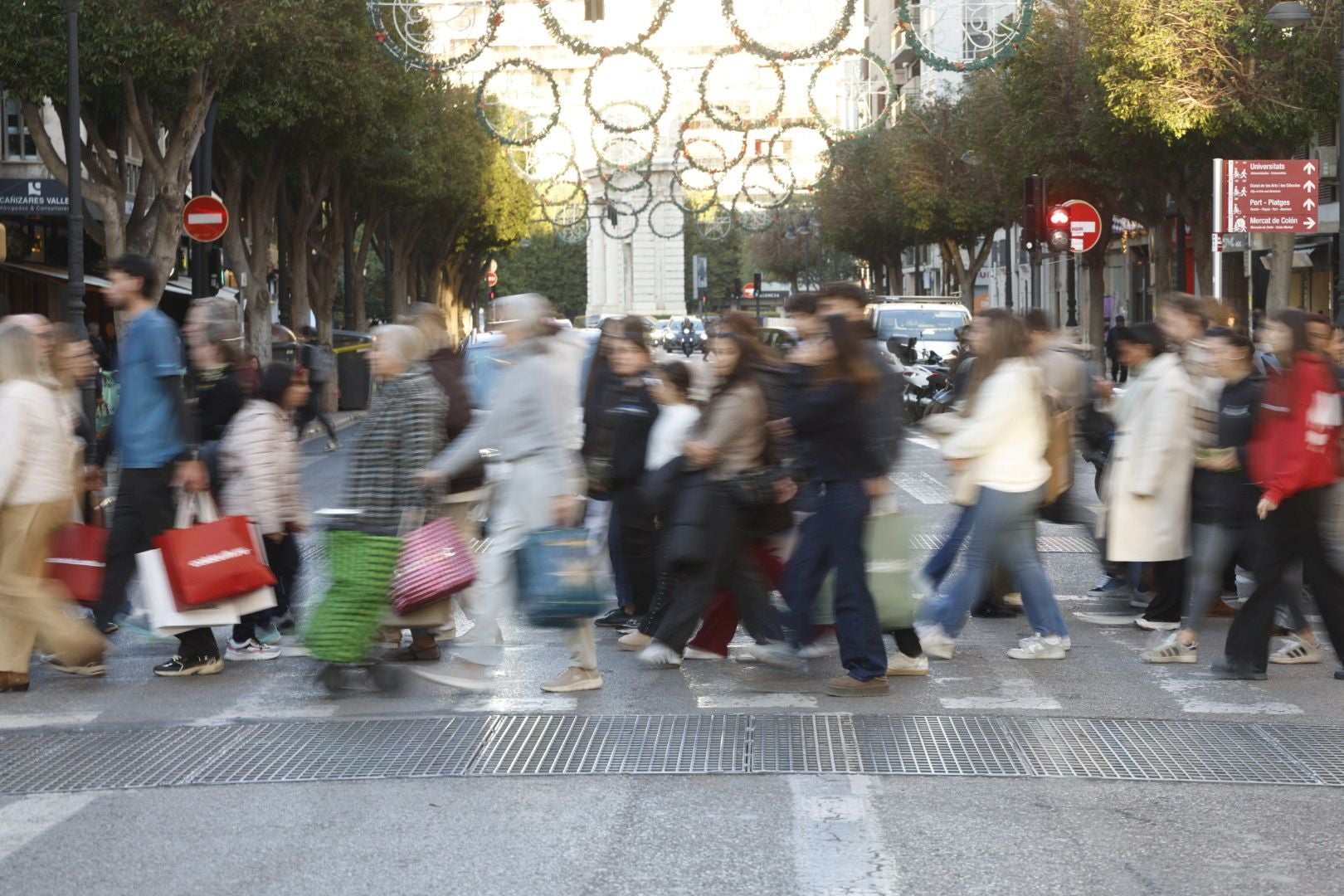 La fiebre por el Black friday en Valencia