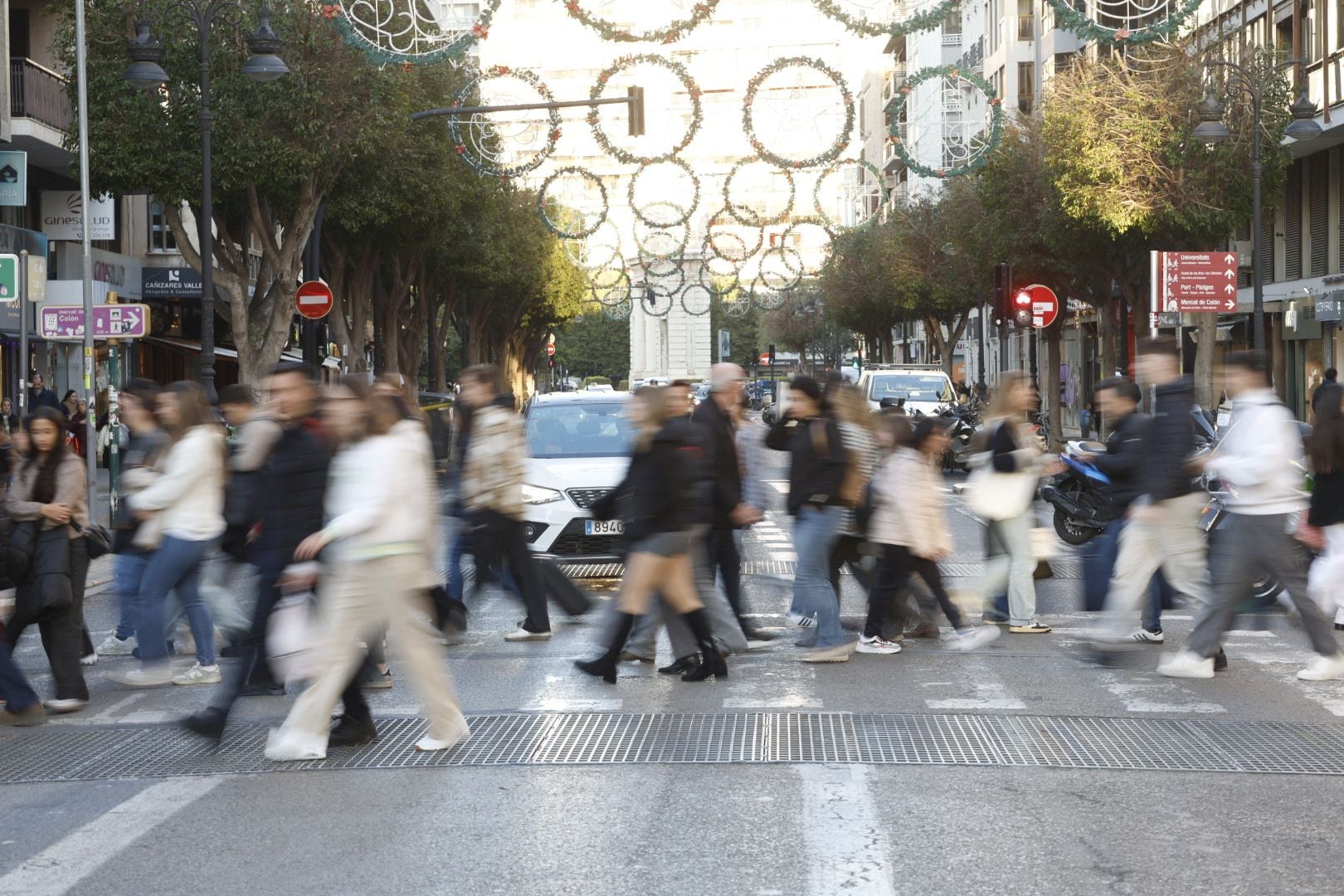 La fiebre por el Black friday en Valencia