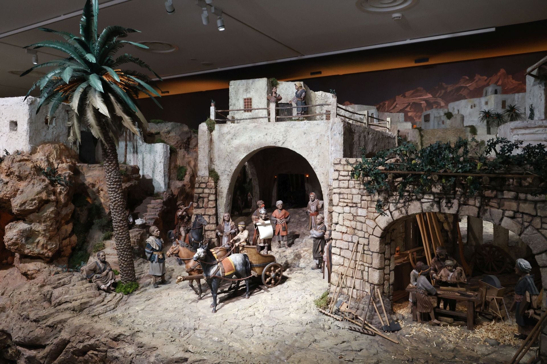 Presentación del Belen monumental del Centro Cultural Bancaixa