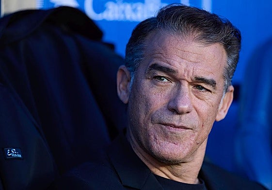 Luis García Plaza, en su etapa en el Alavés.