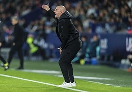 Julián Calero, ayer en el Ciutat.