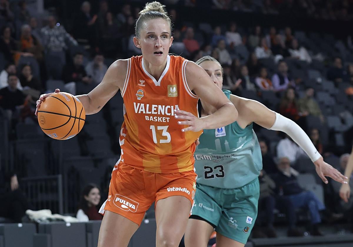 Leo Fiebich, con el Valencia Basket.